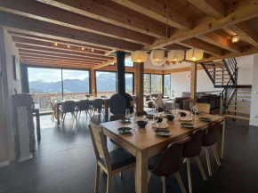 Chalet 8 pièces avec spa, sauna, 15 pers, à 800m des pistes, Notre-Dame-de-Bellecombe - FR-1-595-1